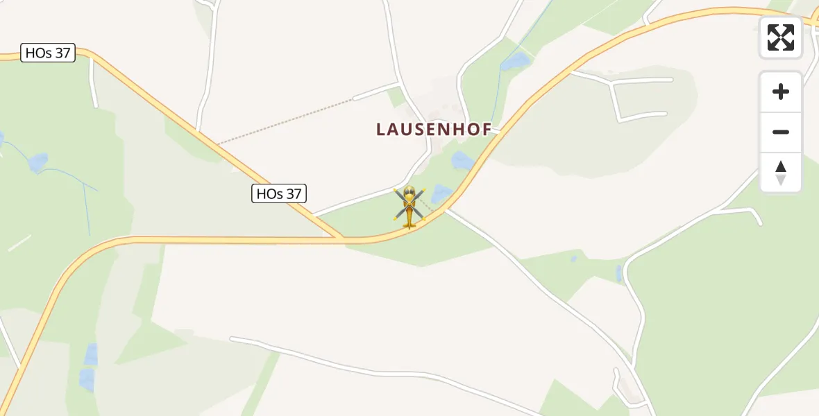 Flugroute Rettungshubschrauber Hof - Hof, 09 August 2026, 18:30