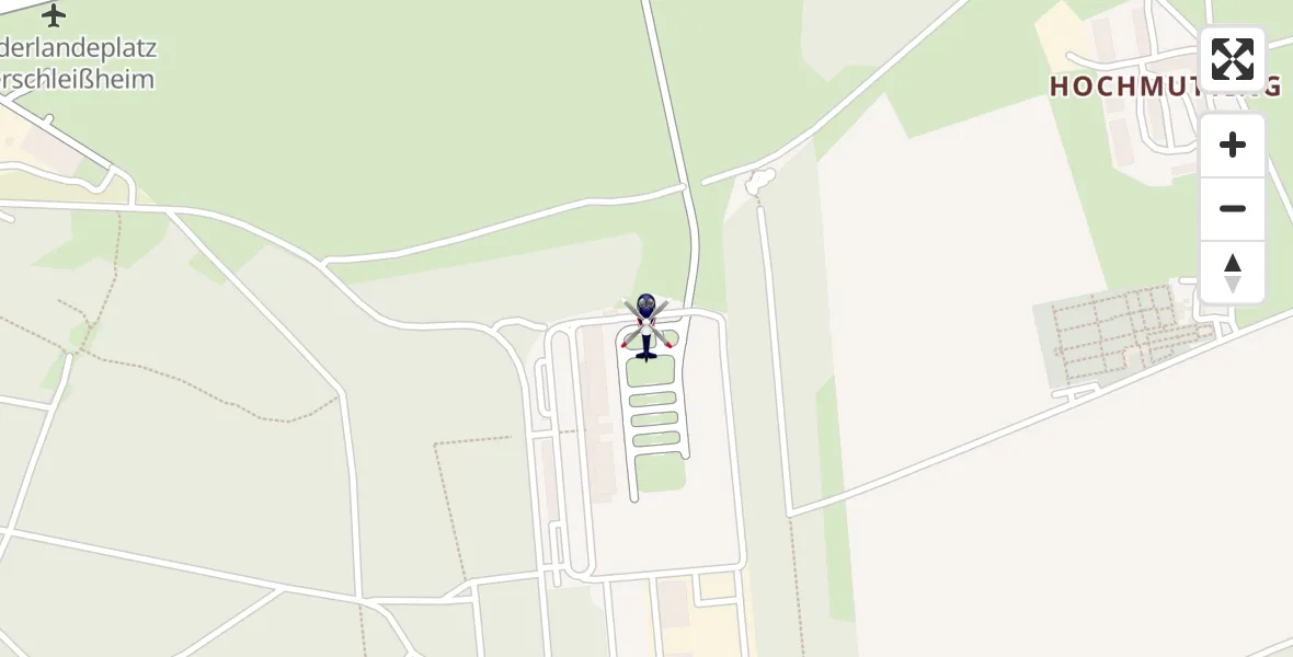 Flugroute Polizeihubschrauber Oberschleißheim - Oberschleißheim, 09 August 2026, 20:22