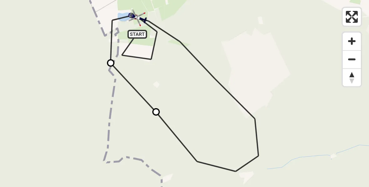 Flugroute Polizeihubschrauber Rodenbach - Rodenbach, 10 August 2026, 19:18