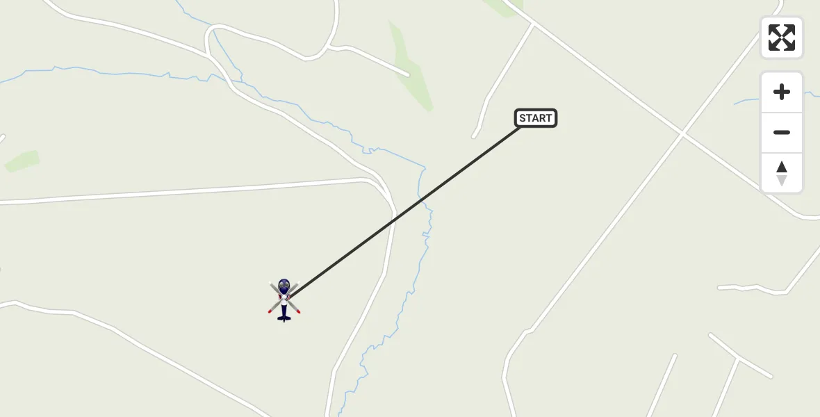 Flugroute Polizeihubschrauber Dahlem - Dahlem, 11 August 2026, 08:31