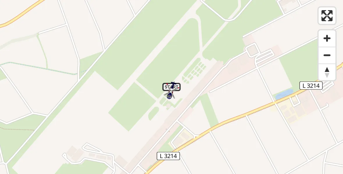 Flugroute Polizeihubschrauber Calden - Calden, 11 August 2026, 09:35