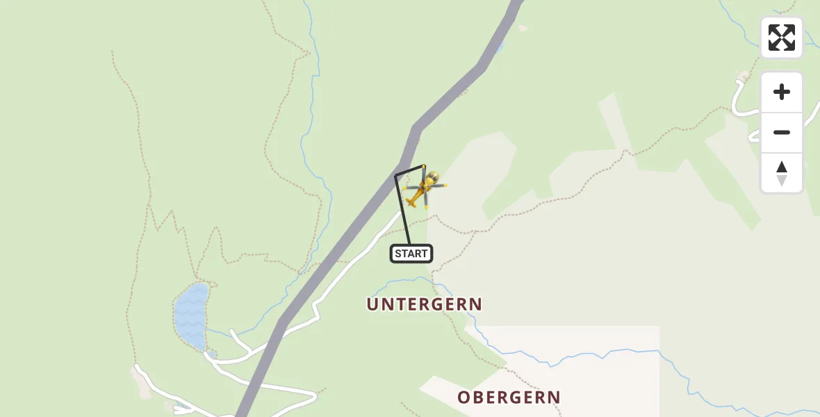 Flugroute Rettungshubschrauber Oberstdorf - Oberstdorf, 11 August 2026, 11:07