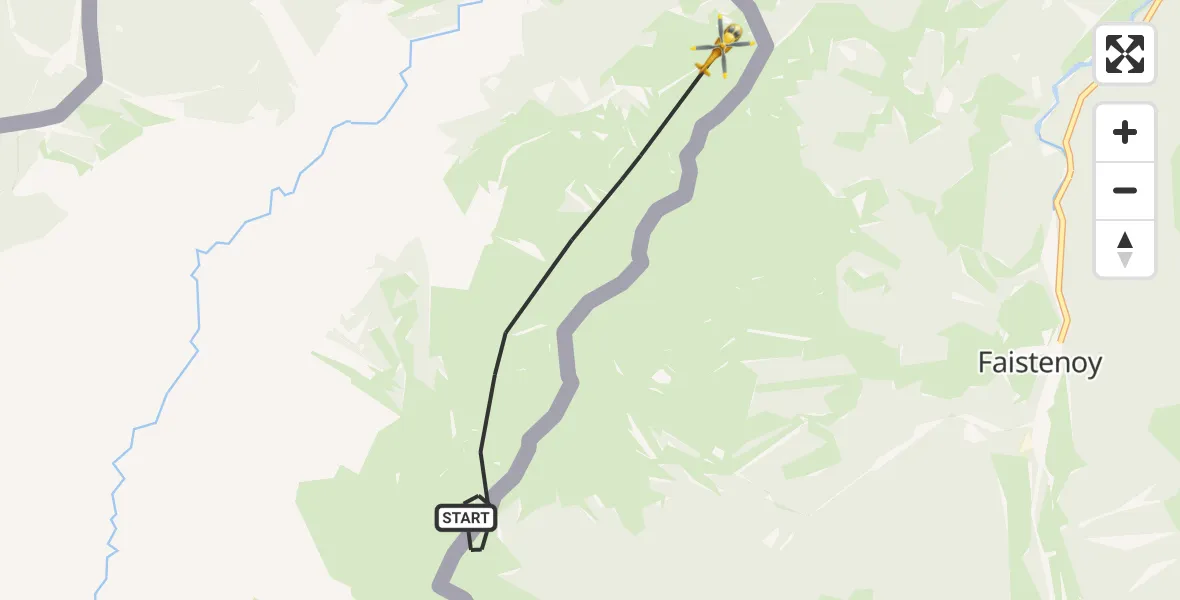 Flugroute Rettungshubschrauber Oberstdorf - Oberstdorf, 11 August 2026, 11:50
