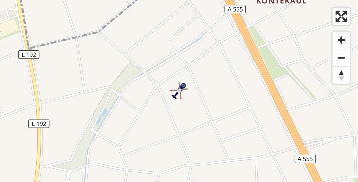 Flugroute Polizeihubschrauber Bornheim - Bornheim, 11 August 2026, 12:41