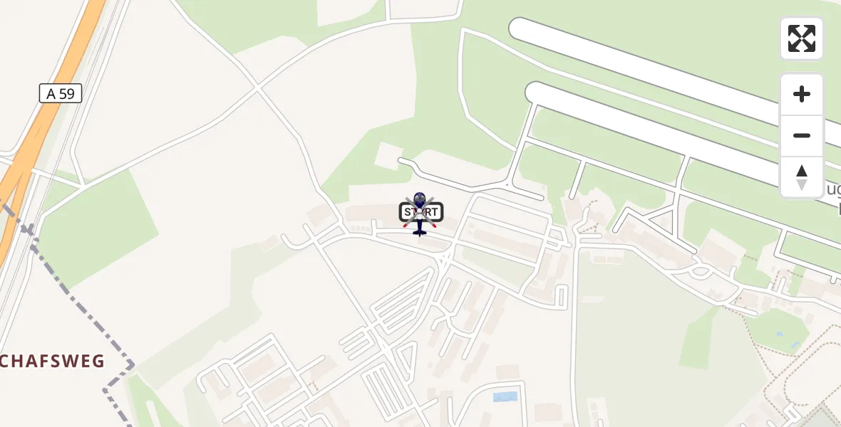 Flugroute Polizeihubschrauber Sankt Augustin - Sankt Augustin, 11 August 2026, 13:30