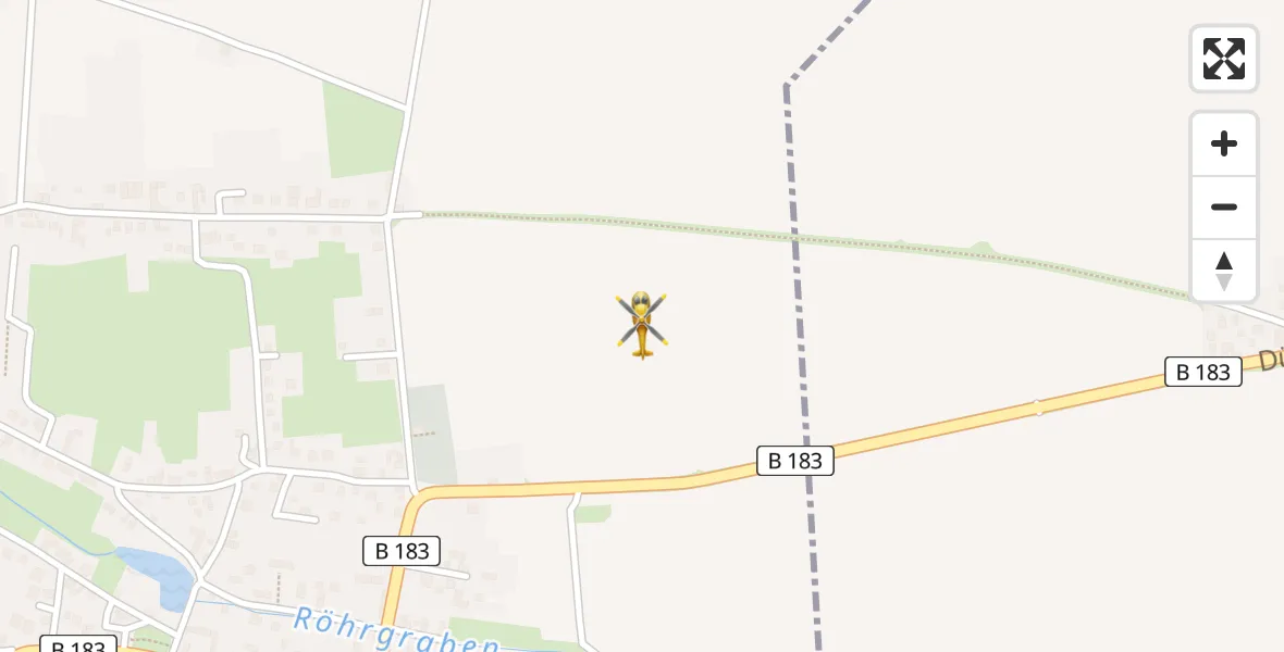 Flugroute Rettungshubschrauber Torgau - Torgau, 11 August 2026, 20:47