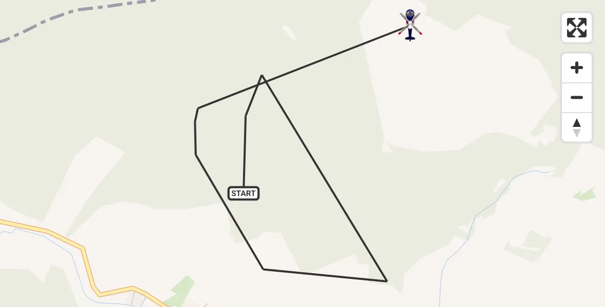 Flugroute Polizeihubschrauber Kirtorf - Kirtorf, 12 August 2026, 08:11