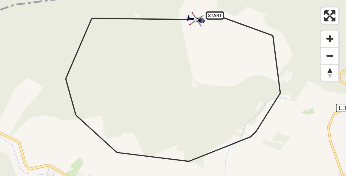 Flugroute Polizeihubschrauber Kirtorf - Kirtorf, 12 August 2026, 08:25