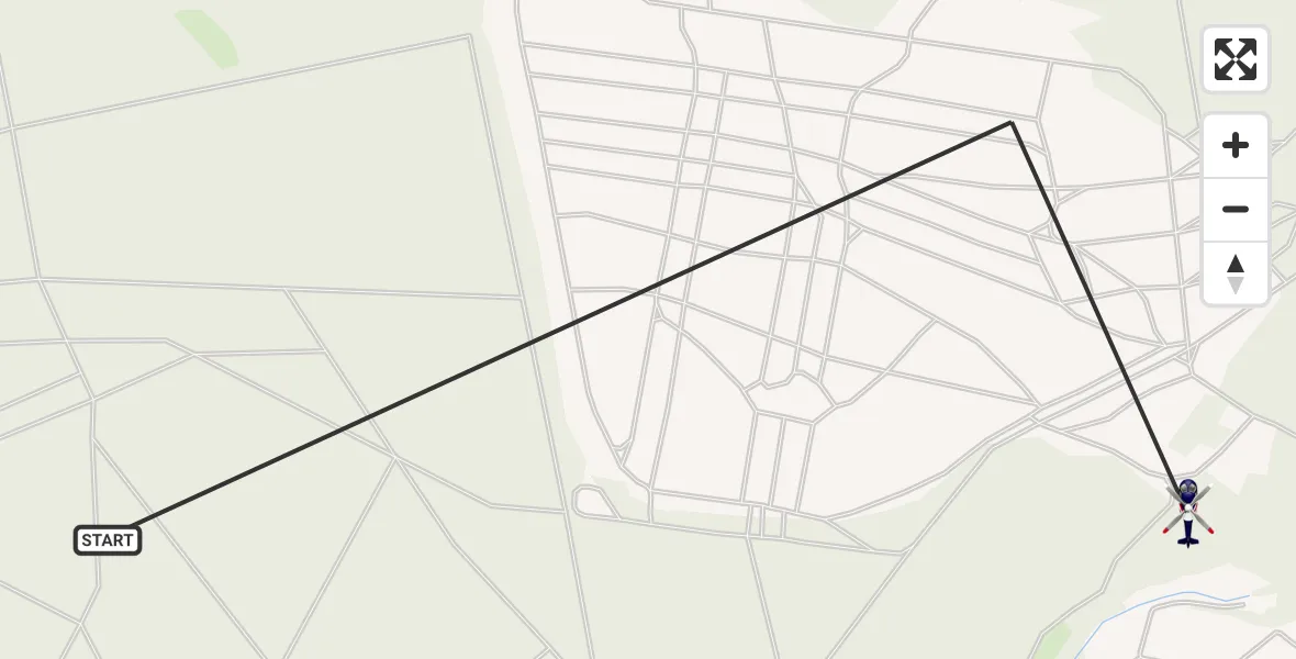Flugroute Polizeihubschrauber Kirtorf - Kirtorf, 12 August 2026, 10:59