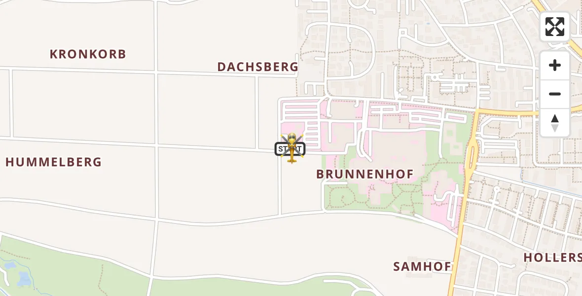 Flugroute Rettungshubschrauber Ingolstadt Hospital - Ingolstadt Hospital, 12 August 2026, 11:00
