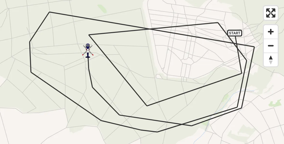 Flugroute Polizeihubschrauber Kirtorf - Kirtorf, 12 August 2026, 11:09