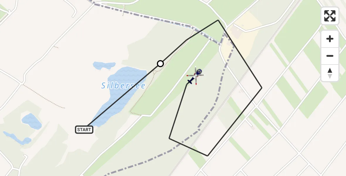 Flugroute Polizeihubschrauber Flörsheim am Main - Hattersheim am Main, 12 August 2026, 15:56