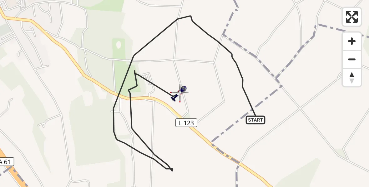 Flugroute Polizeihubschrauber Saffig - Saffig, 12 August 2026, 16:57