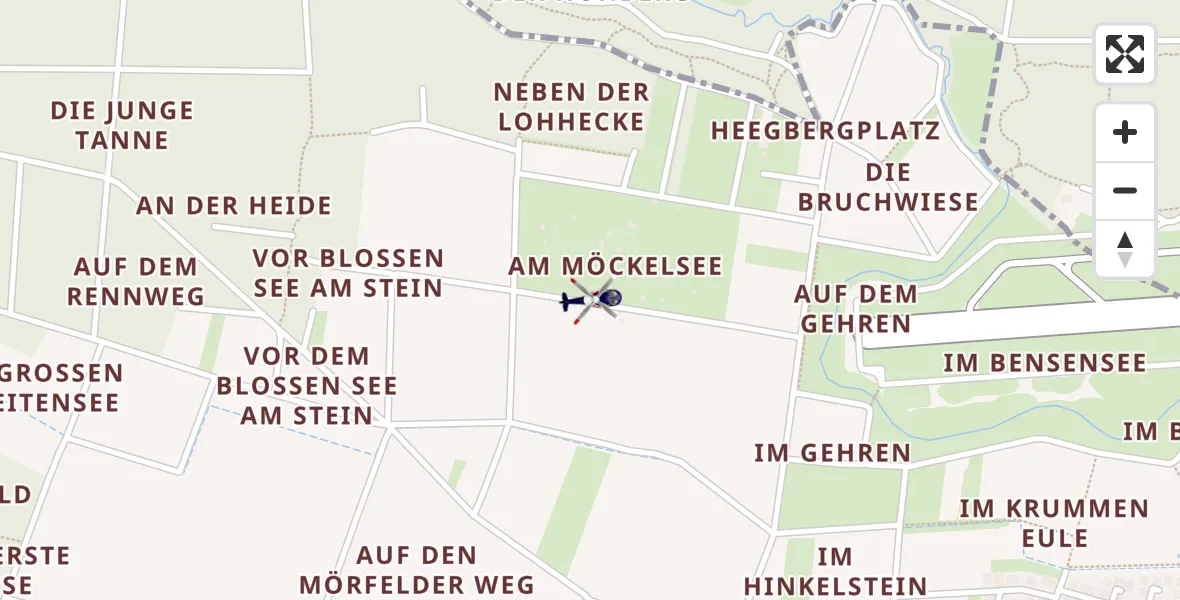 Flugroute Polizeihubschrauber Flughafen Frankfurt-Egelsbach - Flughafen Frankfurt-Egelsbach, 12 August 2026, 17:12