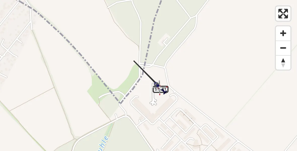 Flugroute Polizeihubschrauber Ahrensfelde Hubschrauberlandeplatz - Ahrensfelde Hubschrauberlandeplatz, 12 August 2026, 17:52