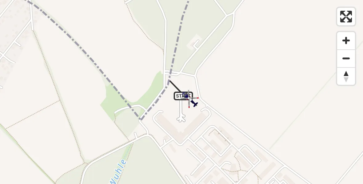 Flugroute Polizeihubschrauber Ahrensfelde Hubschrauberlandeplatz - Ahrensfelde Hubschrauberlandeplatz, 12 August 2026, 17:56