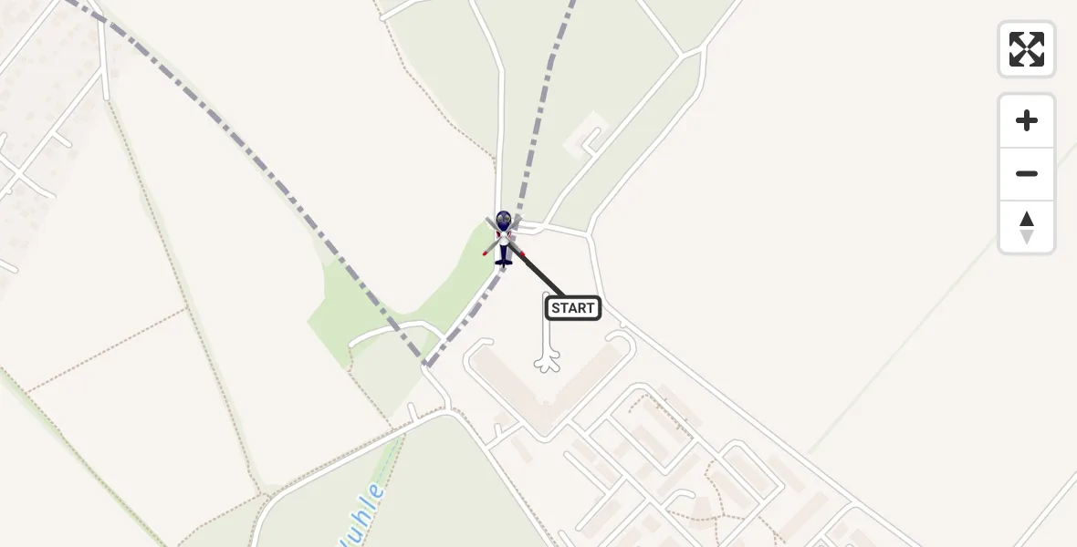 Flugroute Polizeihubschrauber Ahrensfelde Hubschrauberlandeplatz - Ahrensfelde Hubschrauberlandeplatz, 12 August 2026, 18:00