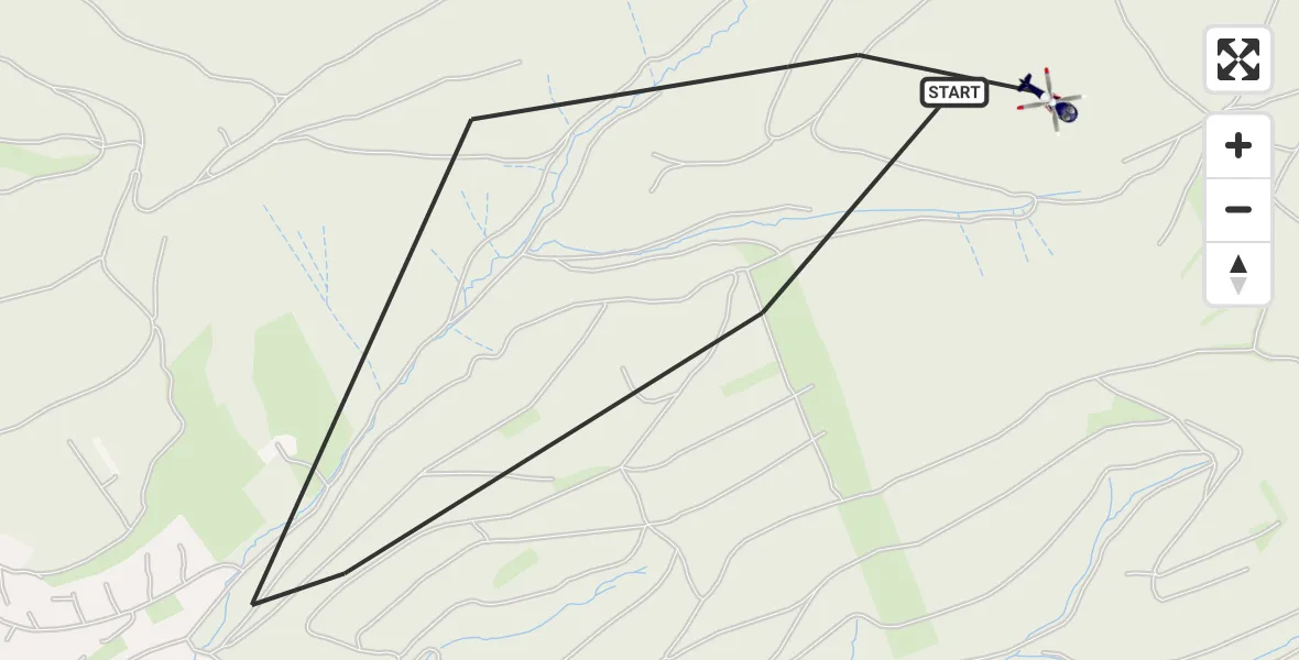 Flugroute Polizeihubschrauber Sundern (Sauerland) - Sundern (Sauerland), 12 August 2026, 18:16