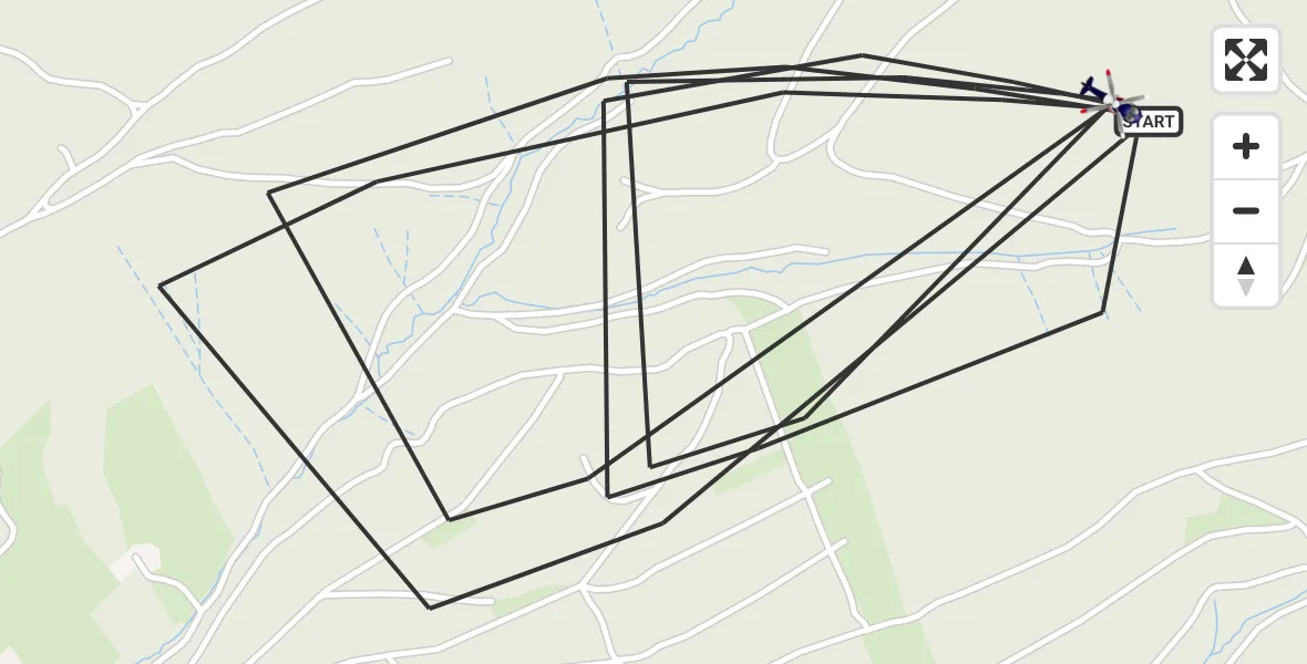 Flugroute Polizeihubschrauber Sundern (Sauerland) - Sundern (Sauerland), 12 August 2026, 18:23