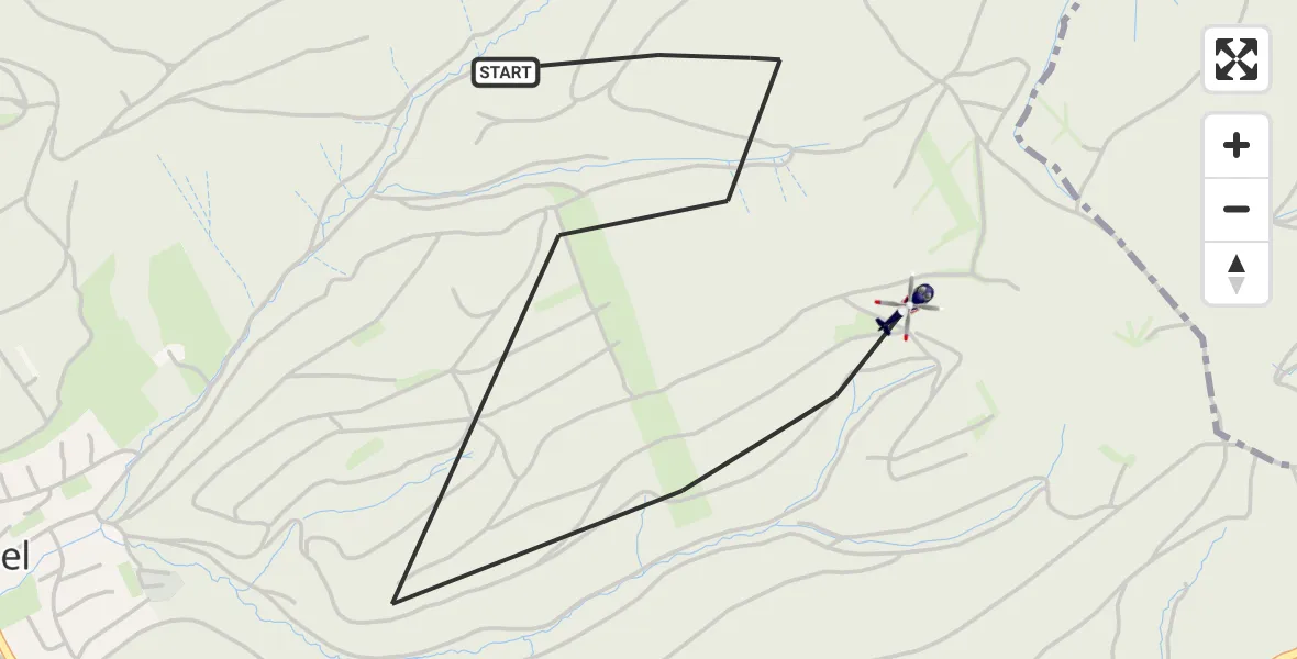 Flugroute Polizeihubschrauber Sundern (Sauerland) - Sundern (Sauerland), 12 August 2026, 18:51