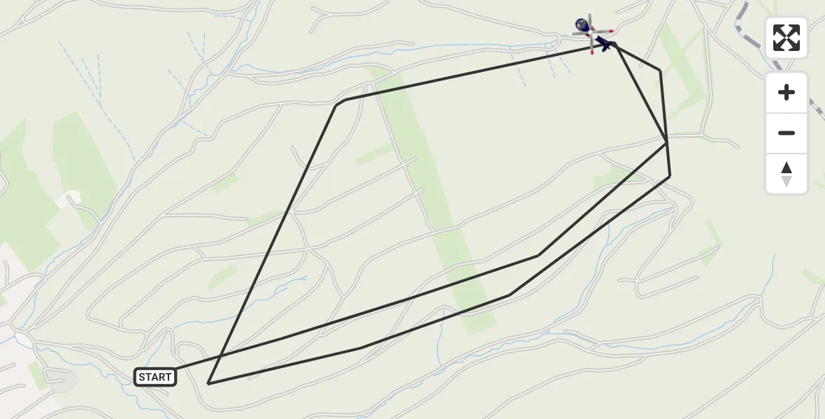Flugroute Polizeihubschrauber Sundern (Sauerland) - Sundern (Sauerland), 12 August 2026, 19:13