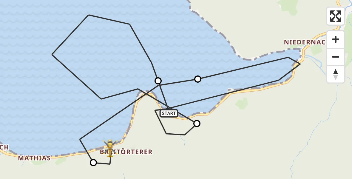 Flugroute Rettungshubschrauber Jachenau - Jachenau, 13 August 2026, 11:32
