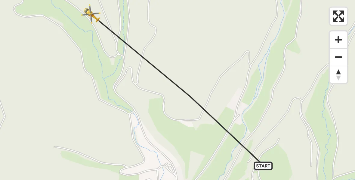 Flugroute Rettungshubschrauber Schleusingen - Schleusingen, 13 August 2026, 13:34