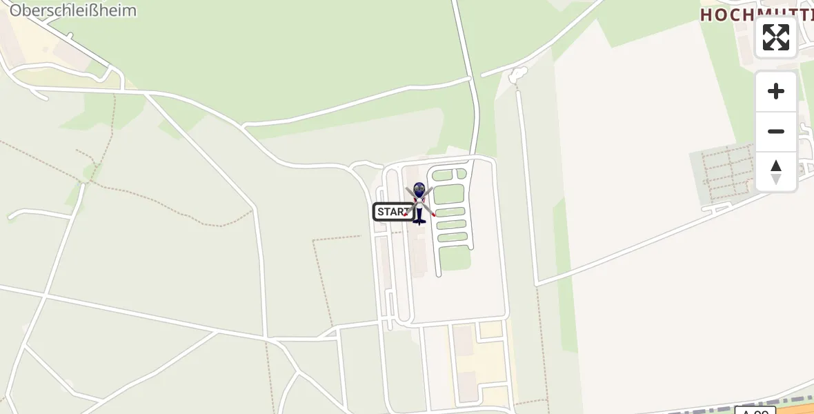Flugroute Polizeihubschrauber Oberschleißheim - Oberschleißheim, 14 August 2026, 06:02