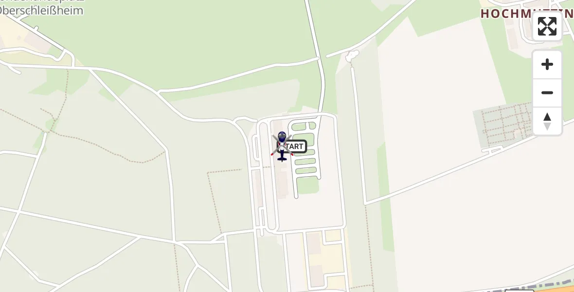 Flugroute Polizeihubschrauber Oberschleißheim - Oberschleißheim, 14 August 2026, 06:33