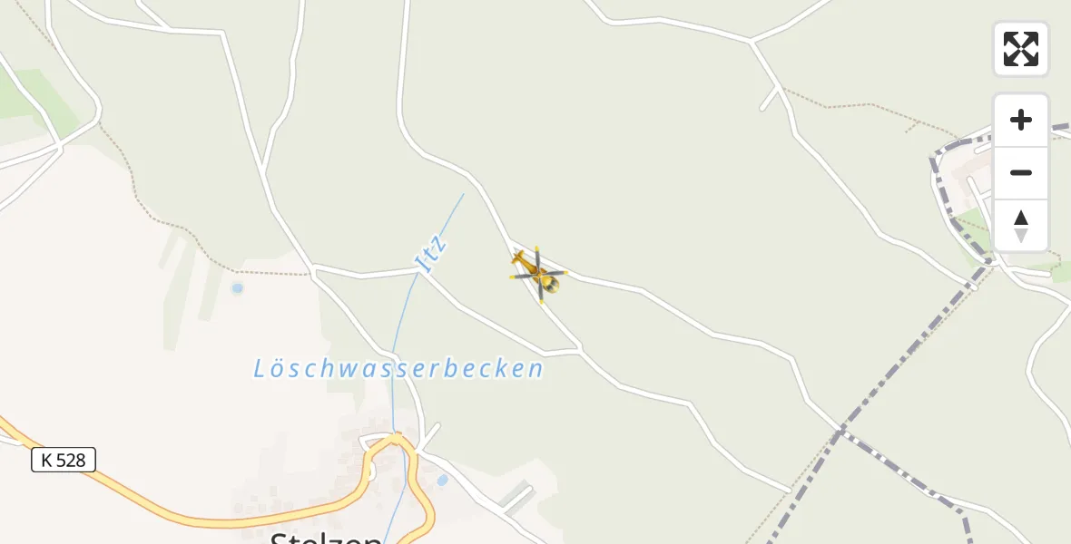 Flugroute Rettungshubschrauber Eisfeld - Eisfeld, 14 August 2026, 07:48
