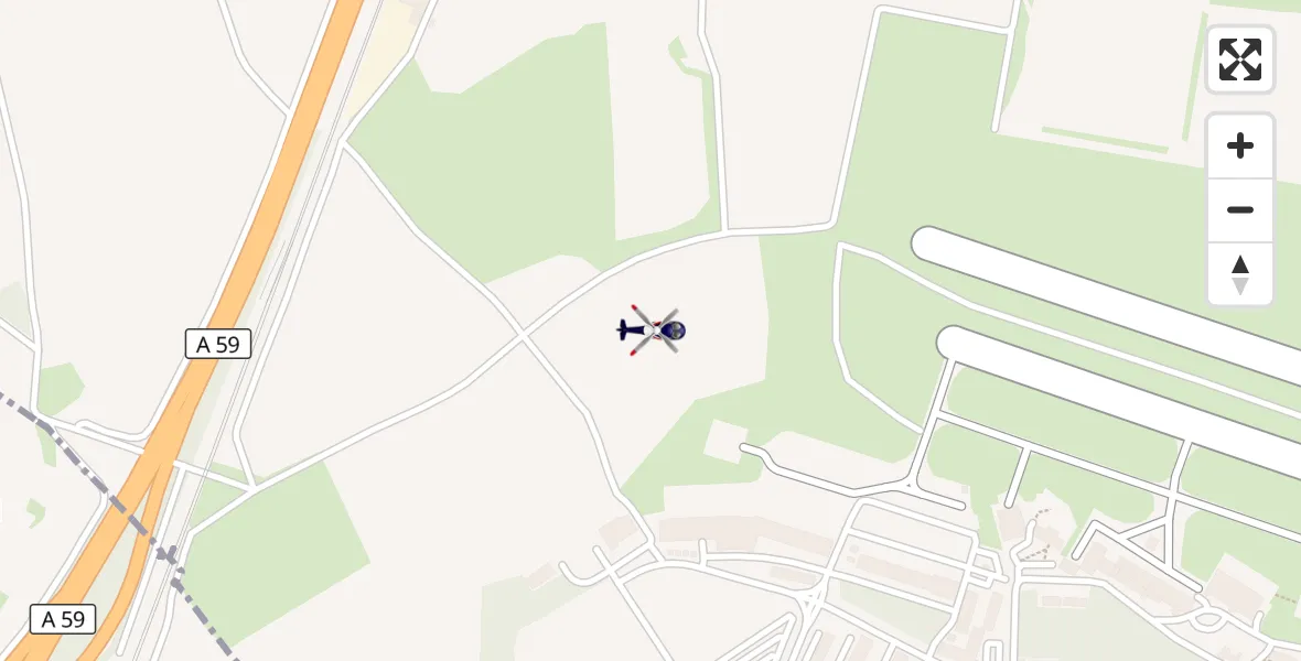 Flugroute Polizeihubschrauber Sankt Augustin - Sankt Augustin, 14 August 2026, 09:58