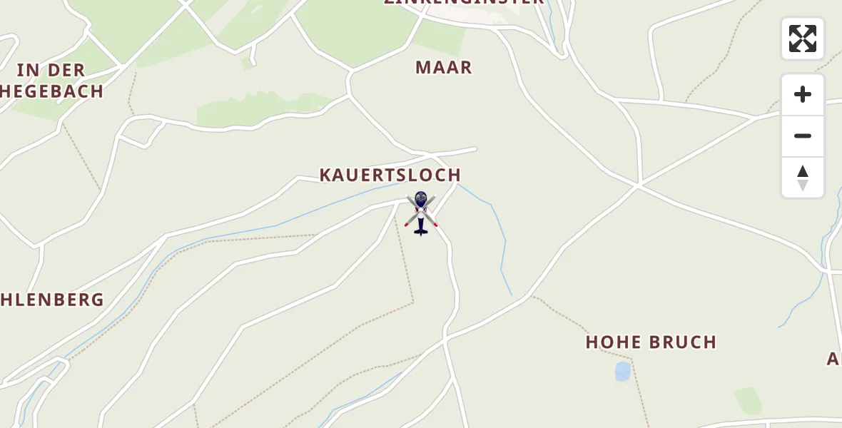 Flugroute Polizeihubschrauber Bad Münstereifel - Bad Münstereifel, 14 August 2026, 11:28
