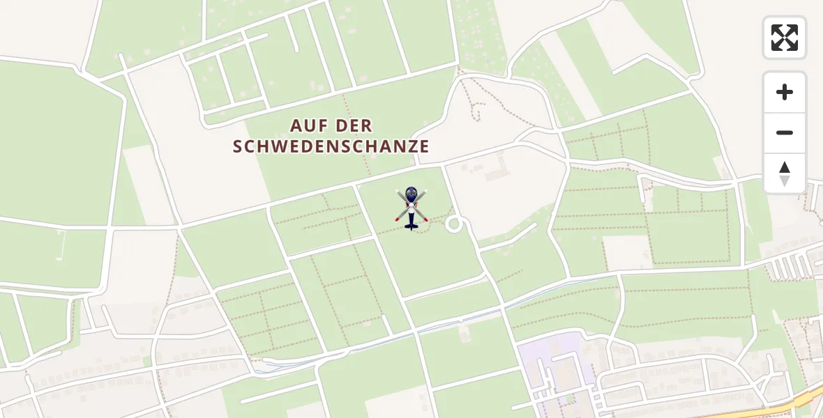 Flugroute Polizeihubschrauber Erfurt - Erfurt, 14 August 2026, 16:17