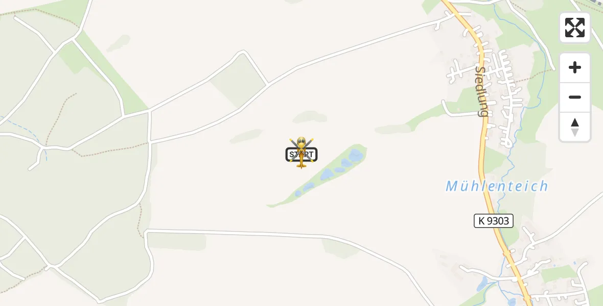 Flugroute Rettungshubschrauber Lichtentanne - Lichtentanne, 14 August 2026, 16:40