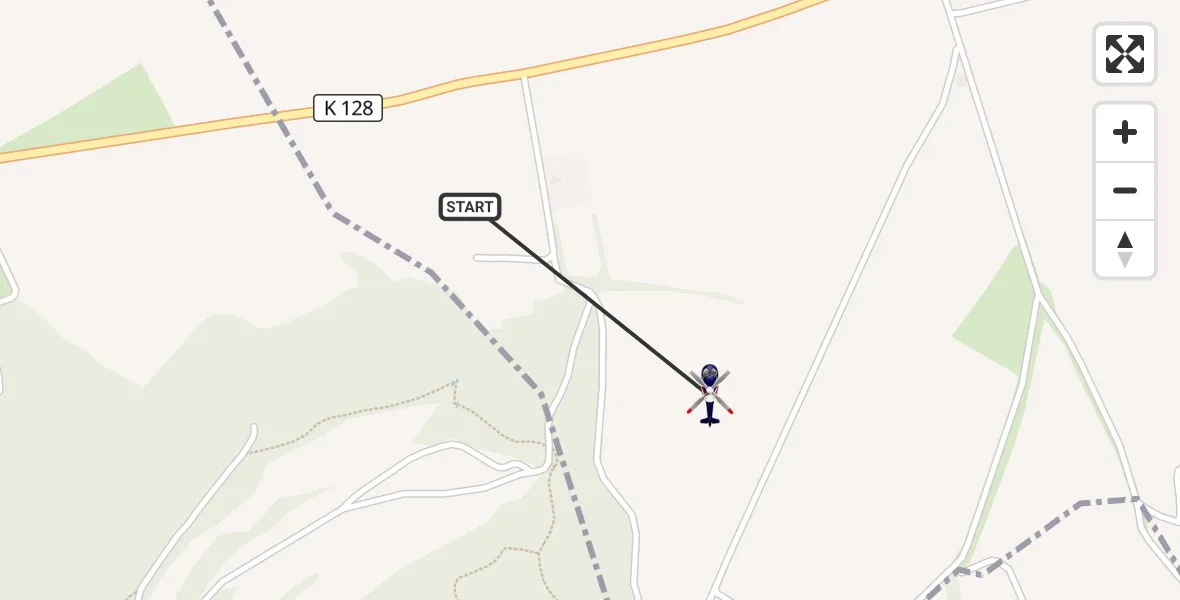 Flugroute Polizeihubschrauber Heideland - Heideland, 14 August 2026, 18:42