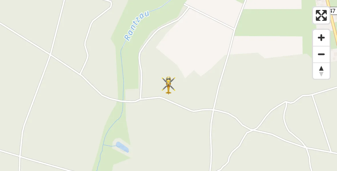 Flugroute Rettungshubschrauber Hohenlockstedt - Hohenlockstedt, 14 August 2026, 18:59