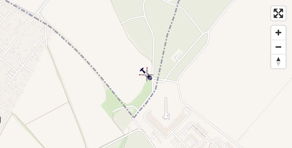 Flugroute Polizeihubschrauber Ahrensfelde Hubschrauberlandeplatz - Ahrensfelde Hubschrauberlandeplatz, 14 August 2026, 20:45
