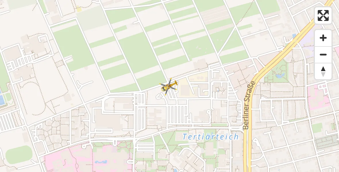 Flugroute Rettungshubschrauber Heidelberg - Heidelberg, 15 August 2026, 07:16