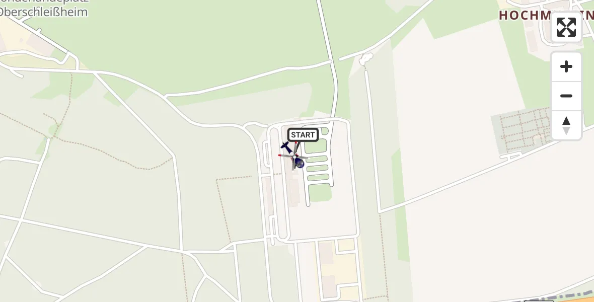 Flugroute Polizeihubschrauber Oberschleißheim - Oberschleißheim, 15 August 2026, 09:33