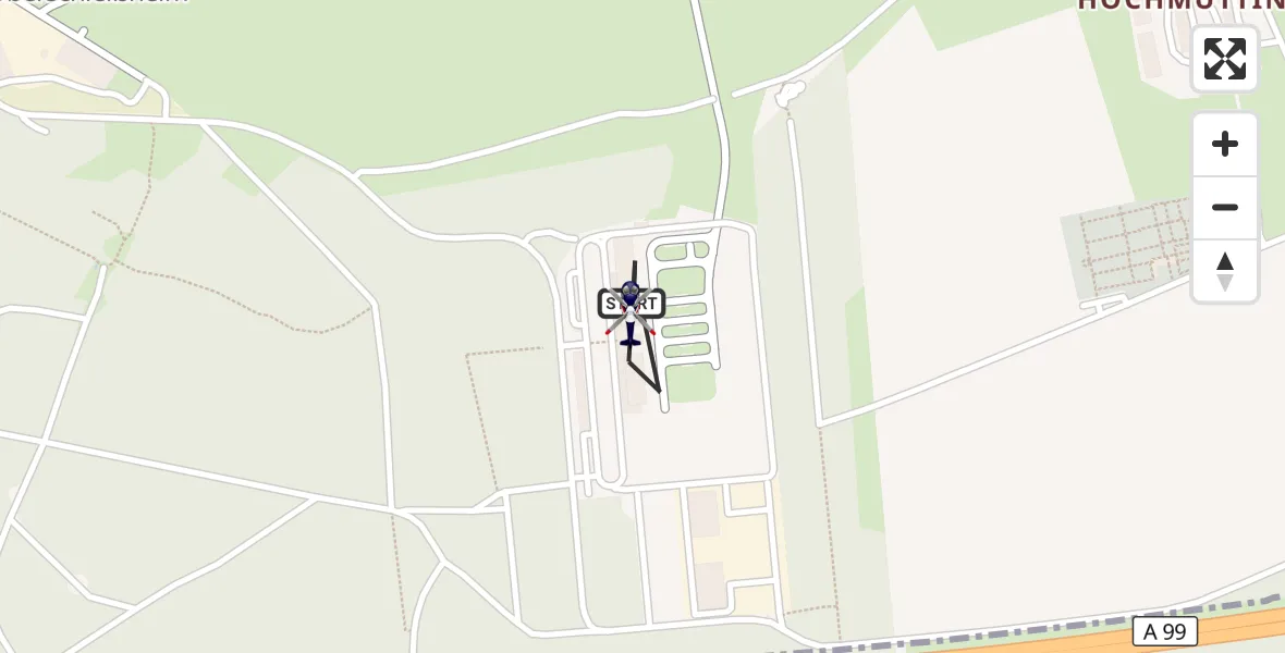 Flugroute Polizeihubschrauber Oberschleißheim - Oberschleißheim, 15 August 2026, 09:36