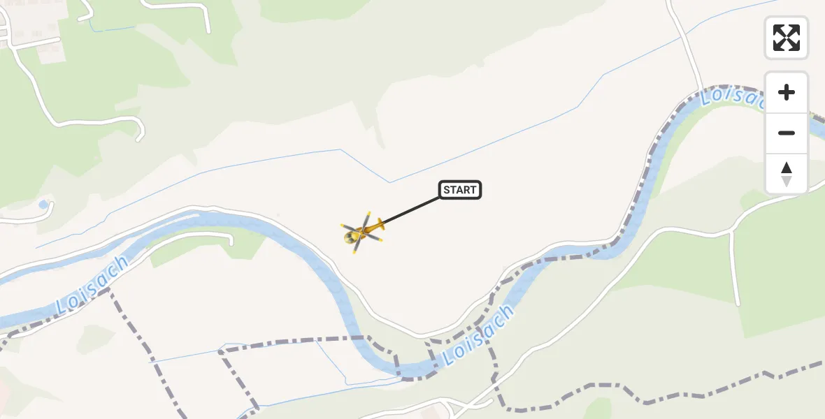 Flugroute Rettungshubschrauber Riegsee - Riegsee, 15 August 2026, 12:44
