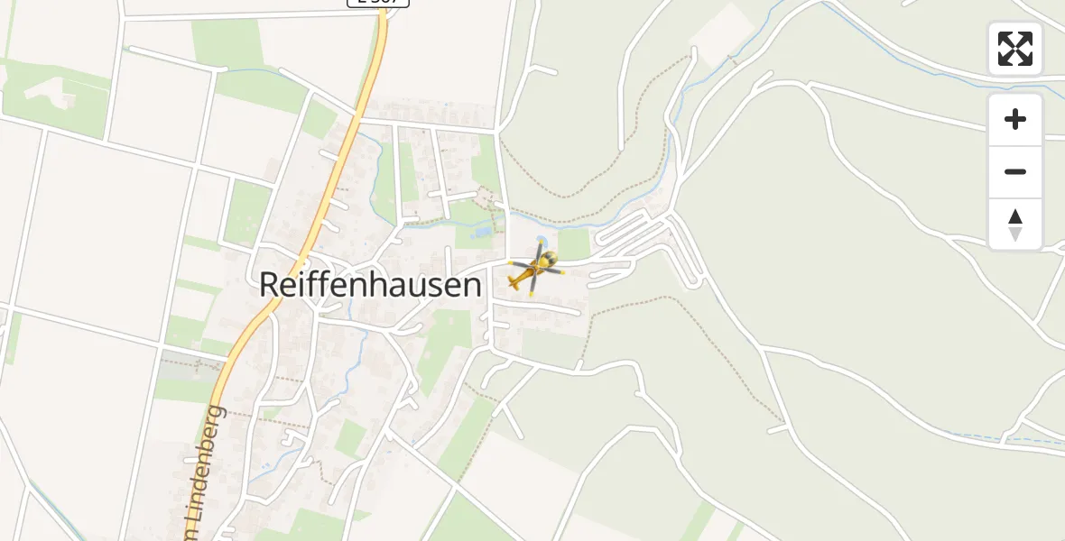 Flugroute Rettungshubschrauber Friedland - Friedland, 15 August 2026, 15:37