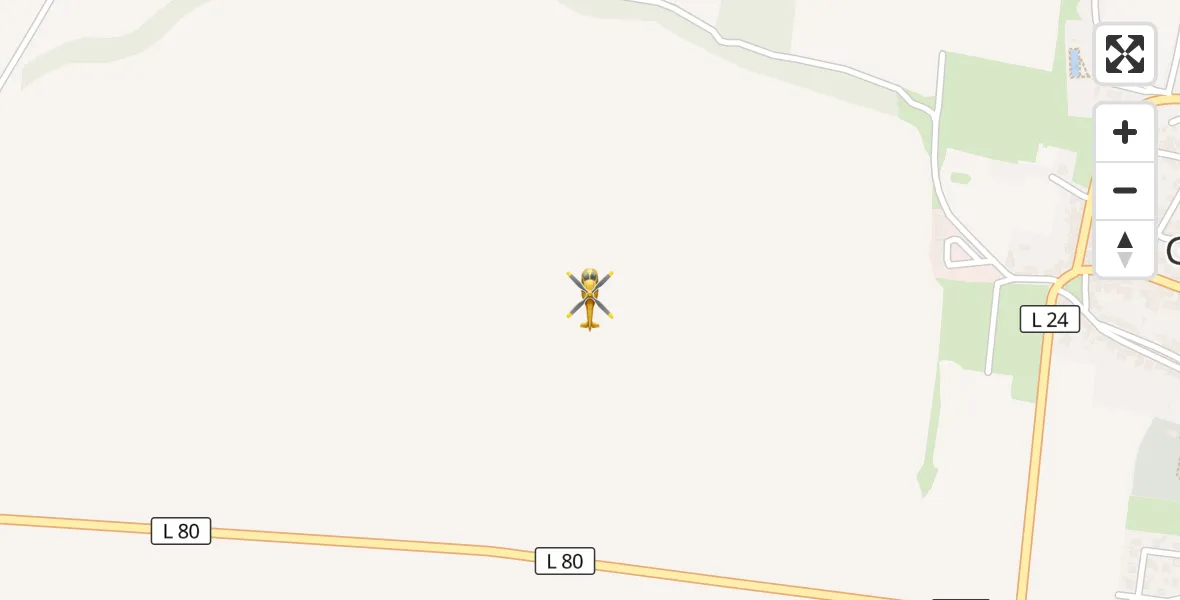 Flugroute Rettungshubschrauber Gröningen - Gröningen, 15 August 2026, 16:29