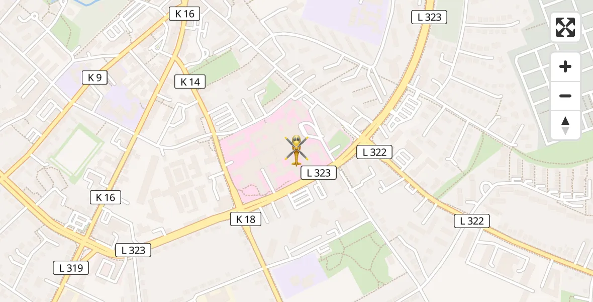 Flugroute Ambulanzhubschrauber Neumünster - Neumünster, 15 August 2026, 21:17