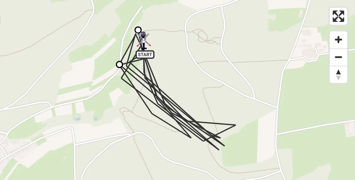 Flugroute Polizeihubschrauber Illingen - Illingen, 16 August 2026, 14:59