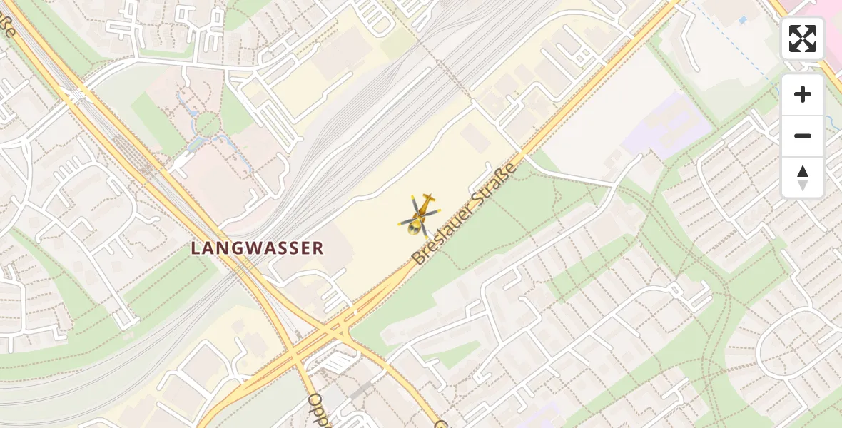 Flugroute Rettungshubschrauber Nürnberg - Nürnberg, 16 August 2026, 15:38