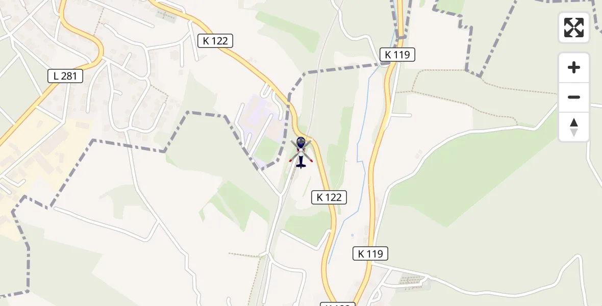 Flugroute Polizeihubschrauber Steinebach/Sieg - Steinebach/Sieg, 16 August 2026, 16:27