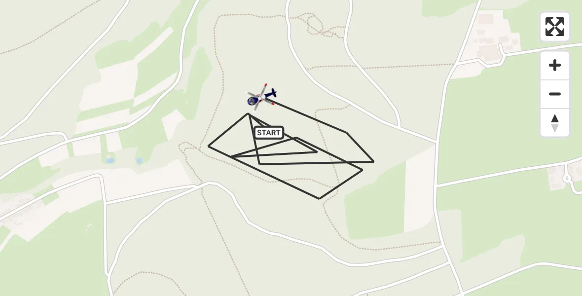 Flugroute Polizeihubschrauber Illingen - Illingen, 16 August 2026, 17:08