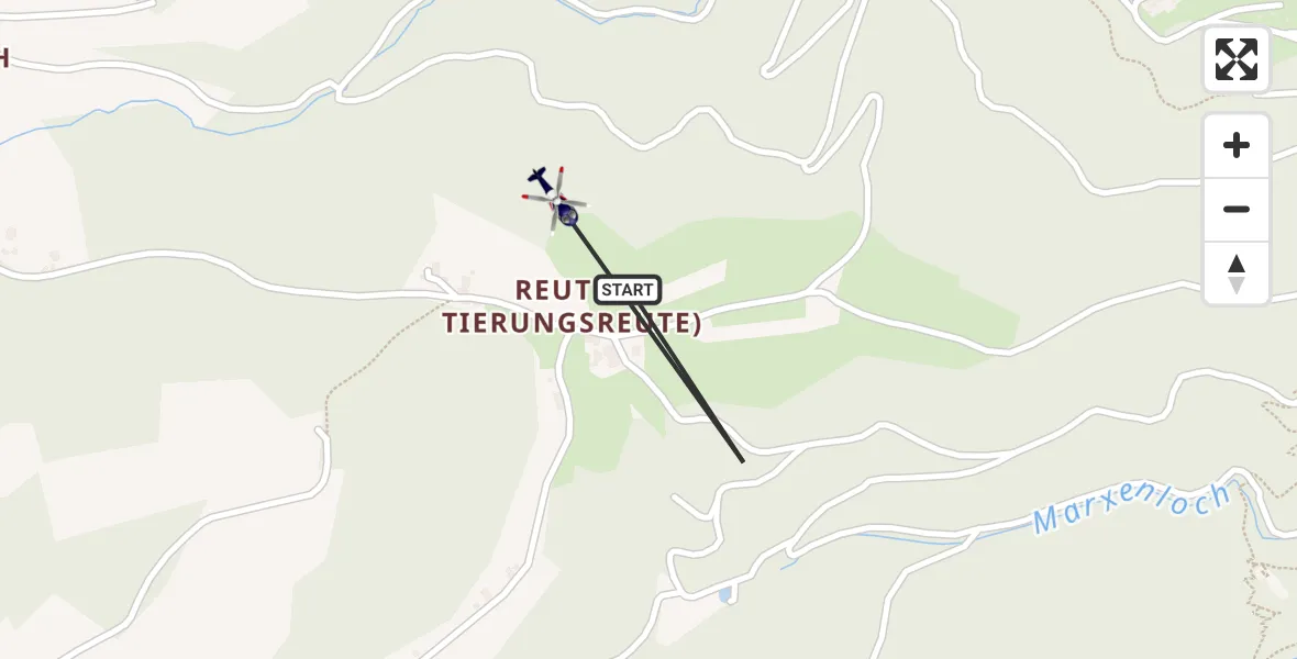 Flugroute Polizeihubschrauber Schramberg - Schramberg, 16 August 2026, 17:43