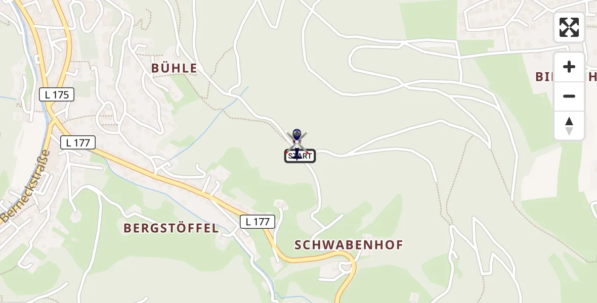 Flugroute Polizeihubschrauber Schramberg - Schramberg, 16 August 2026, 18:30